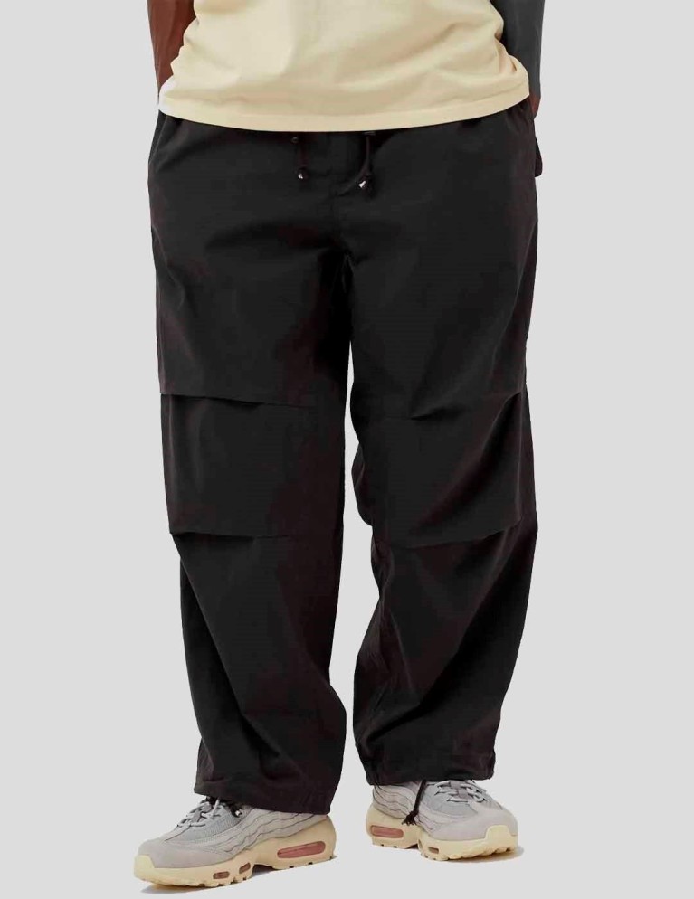 STUSSY nyco sopra i pantaloni lavati nero
